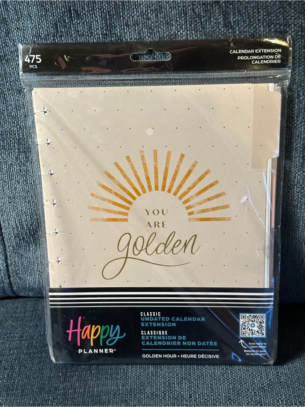 Happy Planner Golden Hour CLASSIC VERTICAL EXTENSION PACK - 6 MONTHS